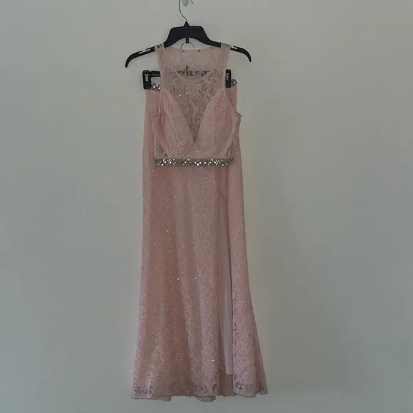 light pink homecoming dress Sheath/Column Scoop Sequins Pink Short Homecoming Dress Tight QH2523 US2 / Custom Color